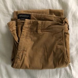 Never worn - American Eagle Slim Straight Khakis